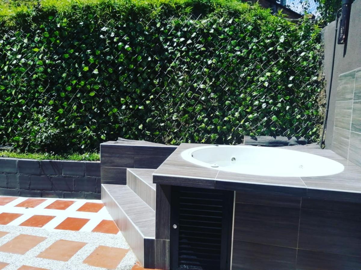 Hostal Spa Casa De Piedra Con Jacuzzi ซานตาโรซา เดกาบัล ภายนอก รูปภาพ